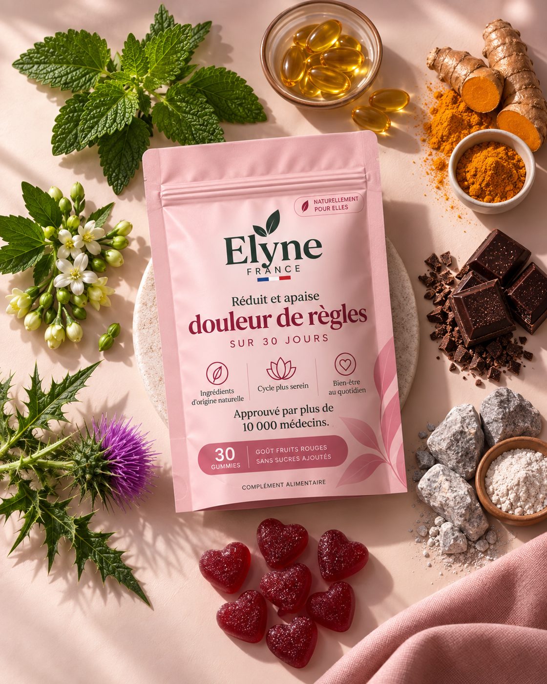 Elyne et ses ingrédients