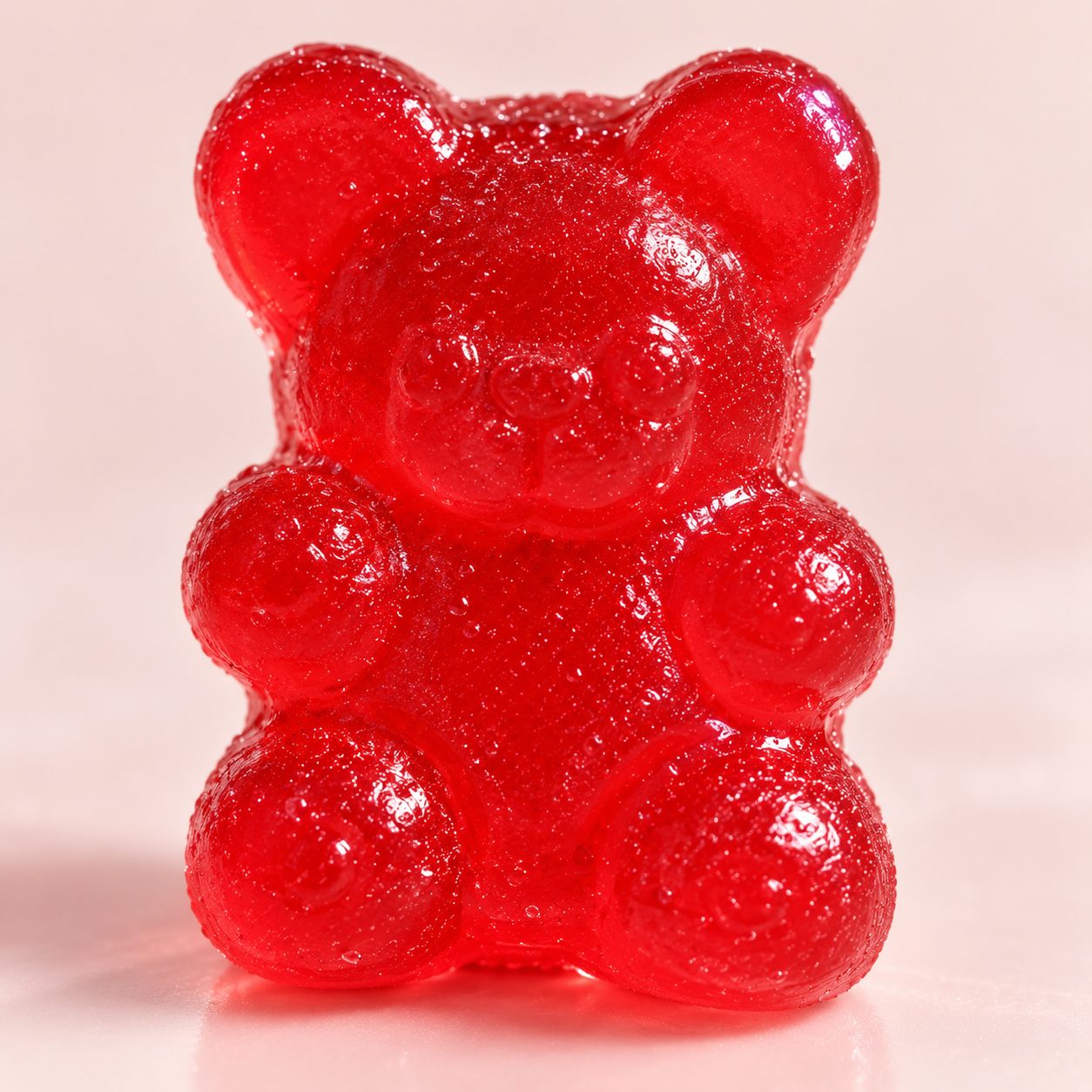 Gummy ourson Elyne en gros plan